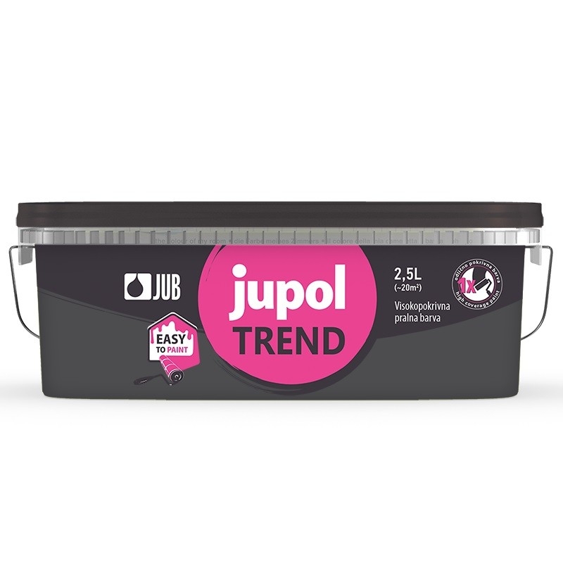 JUB Jupol Trend 2,5 l vinylová malířská barva hotové odstíny