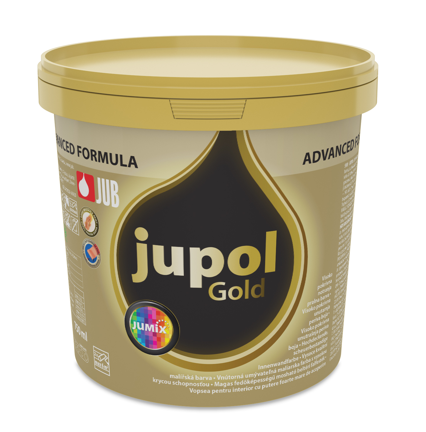 JUB Jupol Gold bílá vysoce kvalitní malířská barva