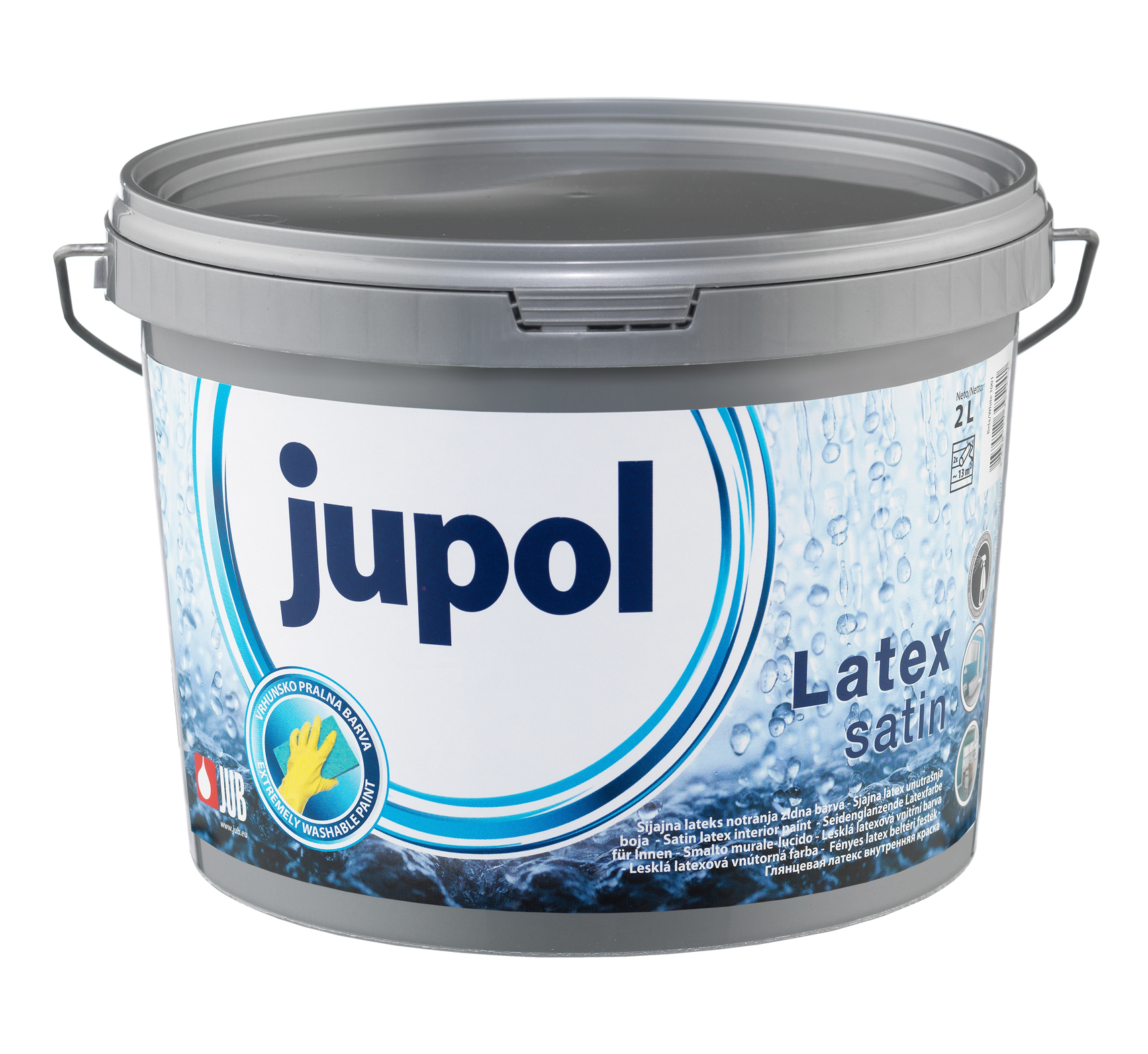 JUB Jupol Latex satin bílá - vysoce kvalitní latexová malířská barva