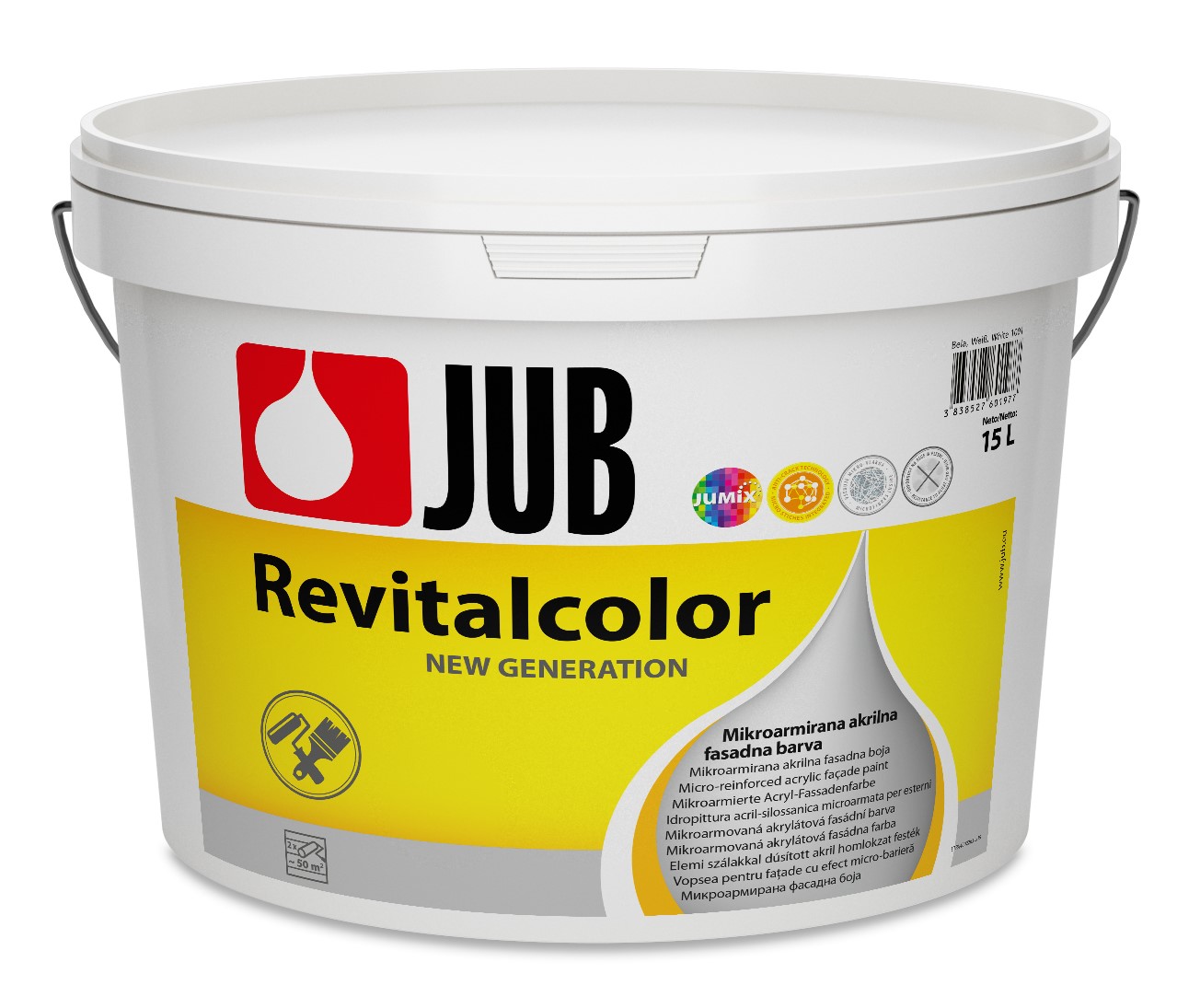 JUB REVITALCOLOR Mikroarmovaná akrylátová fasádní barva