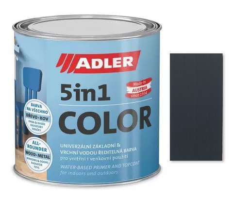 Adler 5in1-Color 0,75L - Univerzální vodou ředitelná barva, předmíchané odstíny