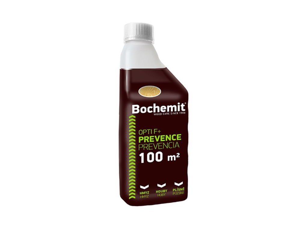 BOCHEMIT Opti F+ čirý - 1kg ochrana dřeva 3v1 proti dřevokaznému hmyzu, houbám a plísním.