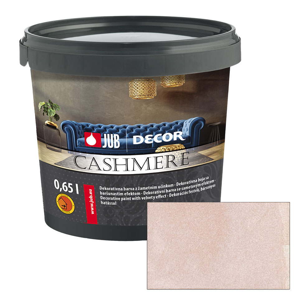 JUB Decor Cashmere 0,75L - Vnitřní dekorativní barva se sametovým efektem