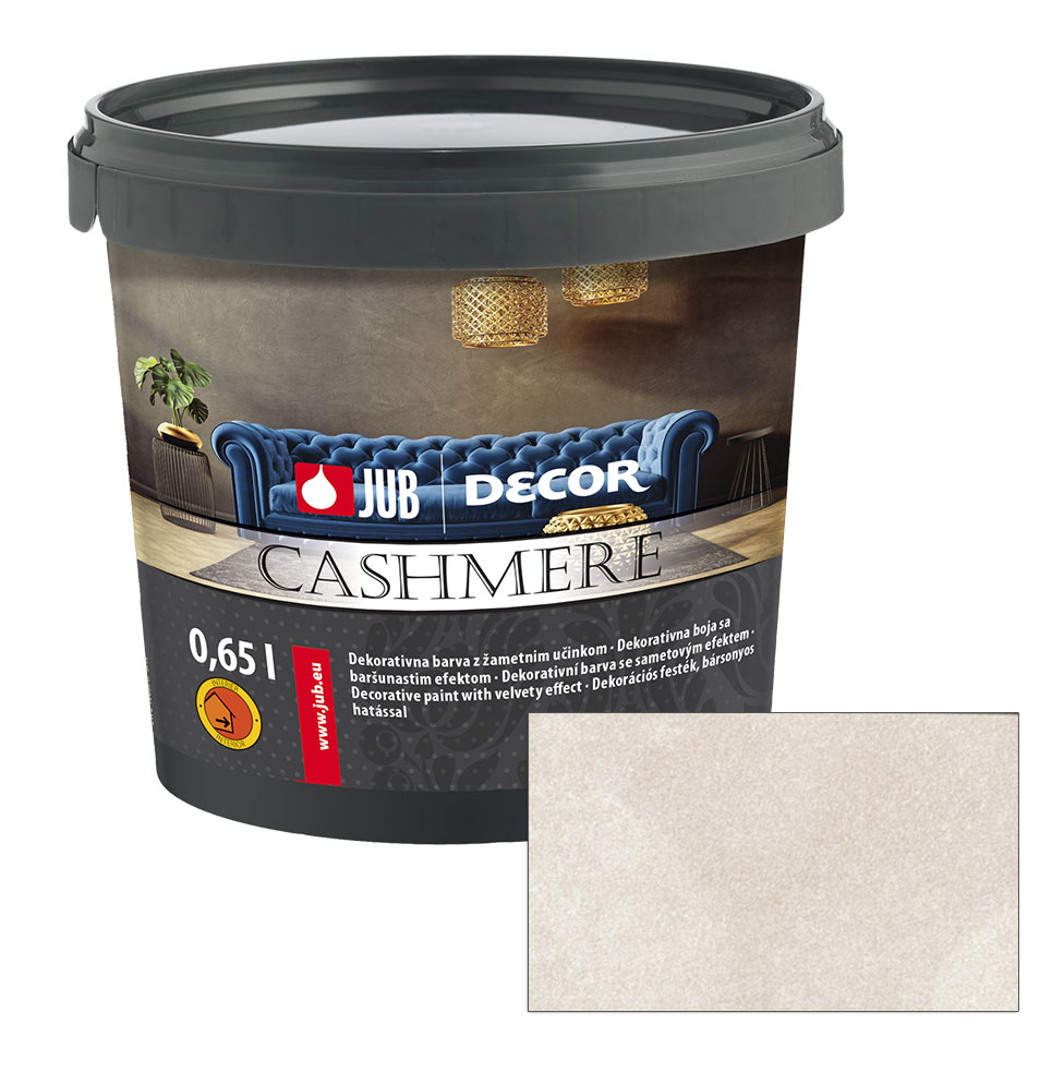 JUB Decor Cashmere 0,75L - Vnitřní dekorativní barva se sametovým efektem
