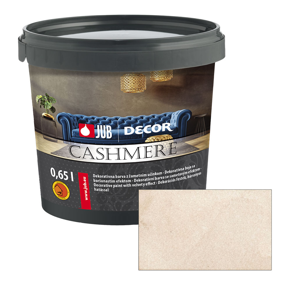 JUB Decor Cashmere 0,75L - Vnitřní dekorativní barva se sametovým efektem
