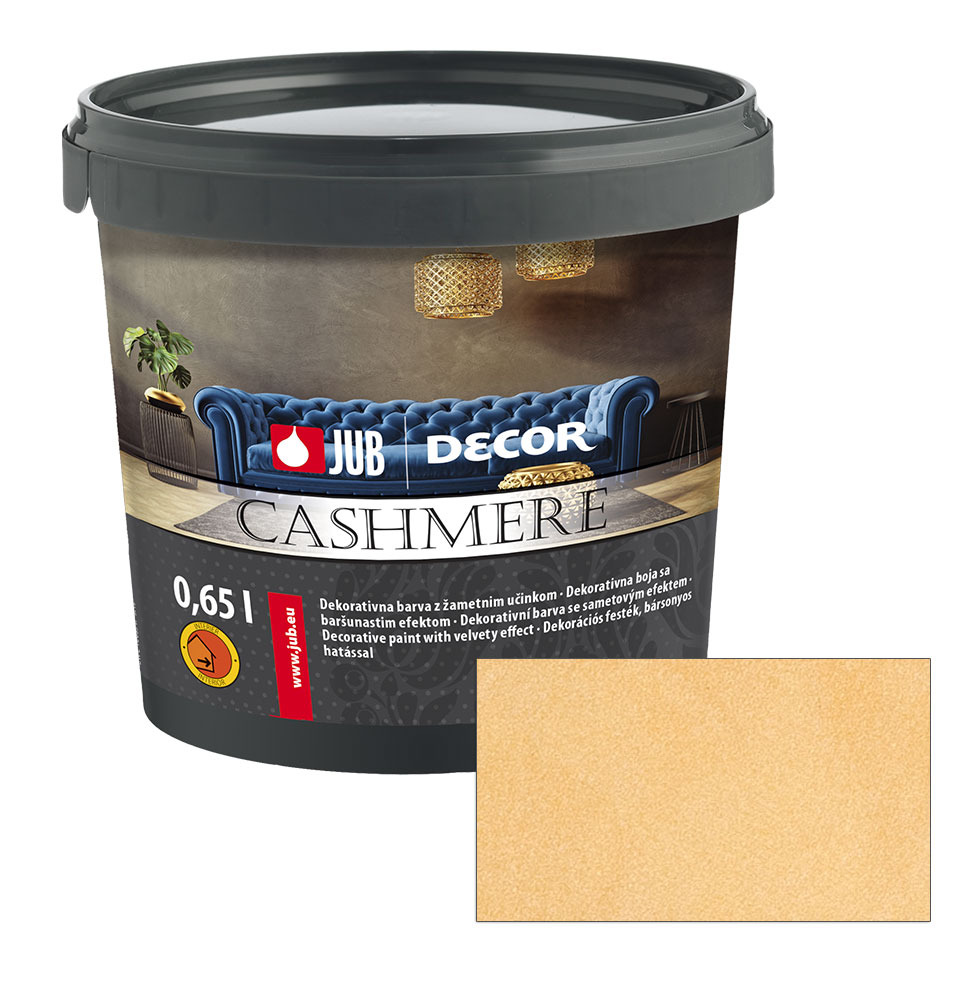 JUB Decor Cashmere 0,75L - Vnitřní dekorativní barva se sametovým efektem