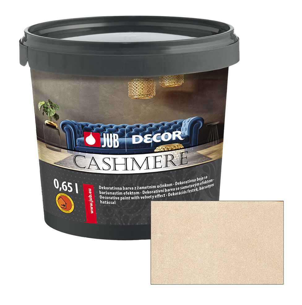 JUB Decor Cashmere 0,75L - Vnitřní dekorativní barva se sametovým efektem