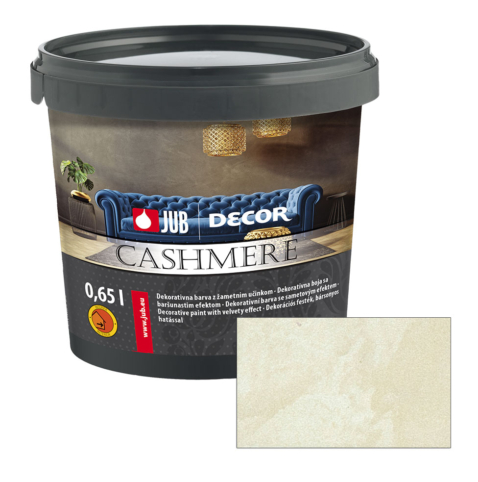 JUB Decor Cashmere 0,75L - Vnitřní dekorativní barva se sametovým efektem