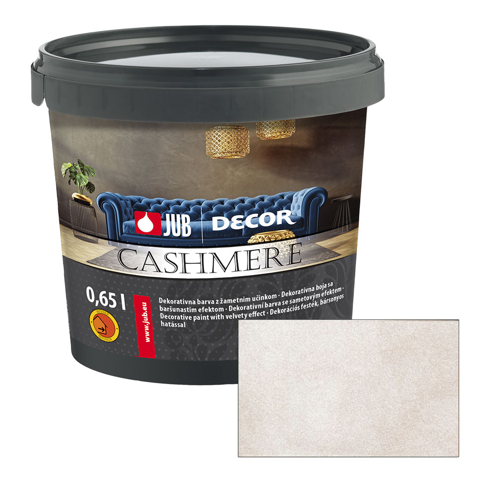 JUB Decor Cashmere 0,75L - Vnitřní dekorativní barva se sametovým efektem