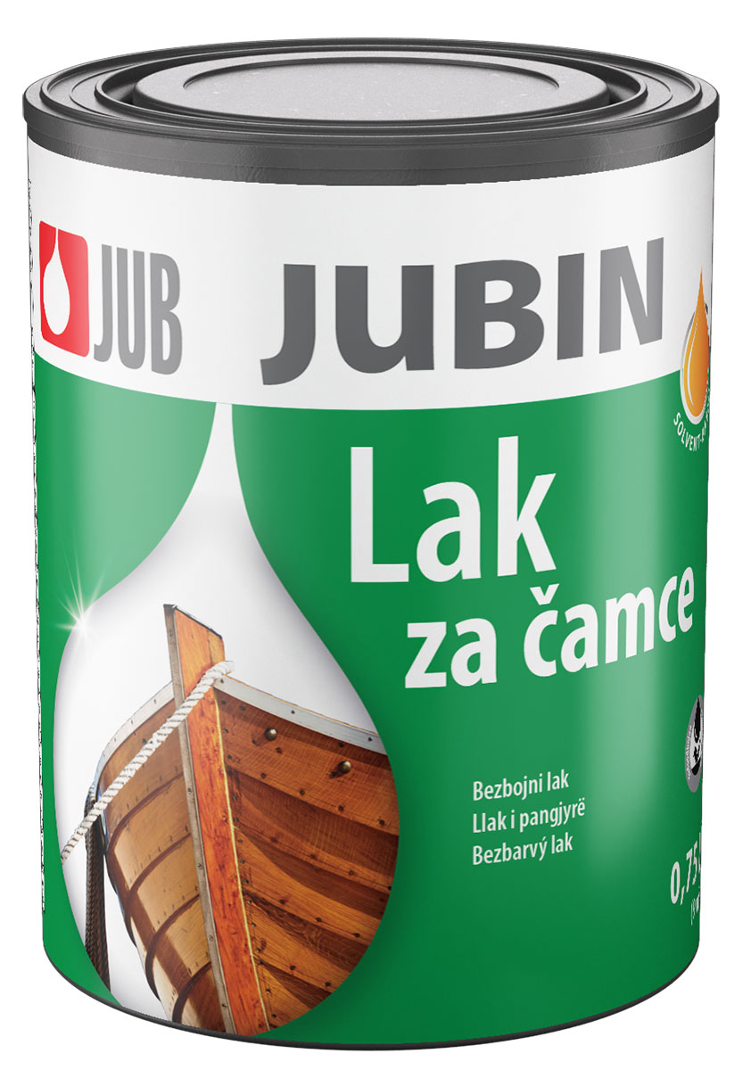 JUB JUBIN Lodní lak 0,75 l - alkydový bezbarvý lak na dřevo