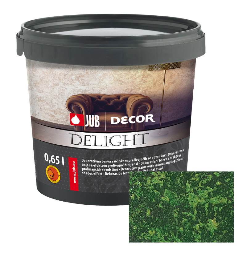 Dekorativní stěrka JUB Decor Delight Dark Gold 0,65L