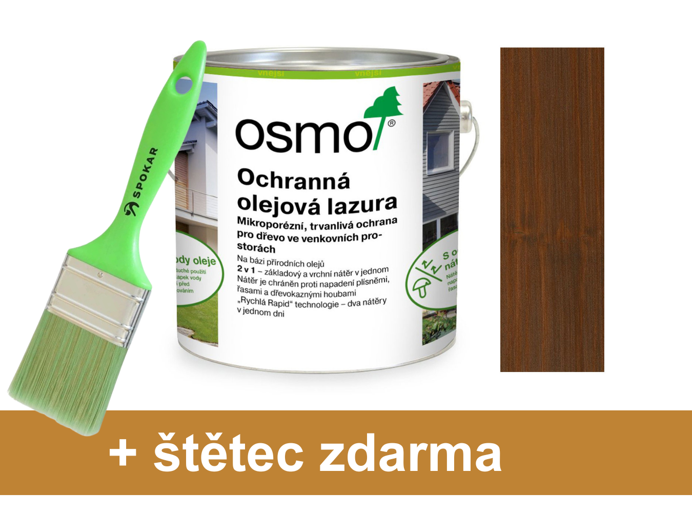 Osmo Lazura ochranná olejová 708 Teak 2,5l
