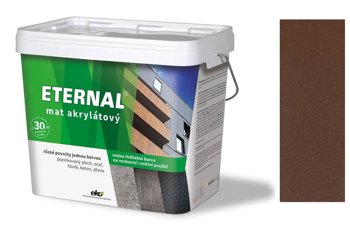 ETERNAL mat akrylátový 09 tmavě hnědý - 10kg