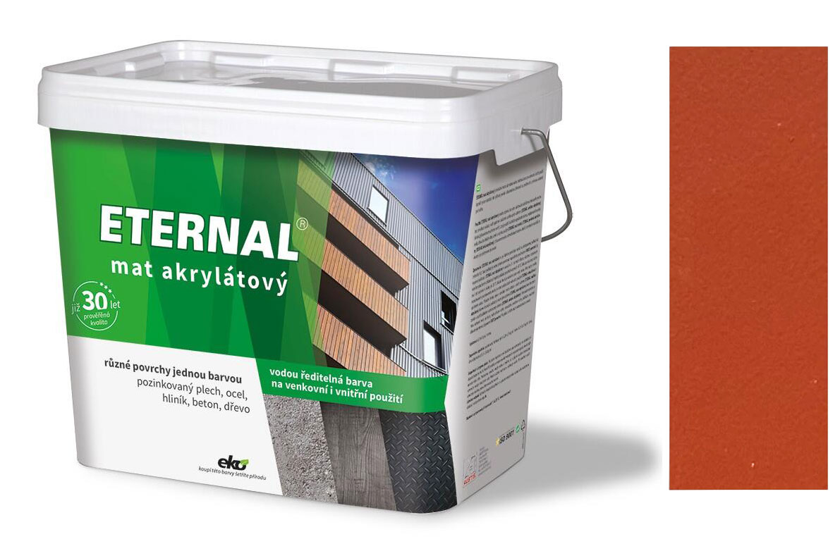 ETERNAL mat akrylátový 07 červenohnědý - 10kg