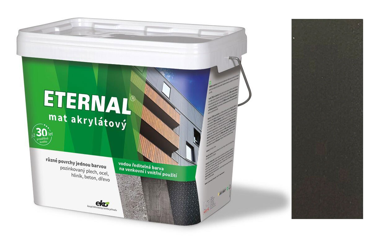 ETERNAL mat akrylátový 013 černý - 10kg