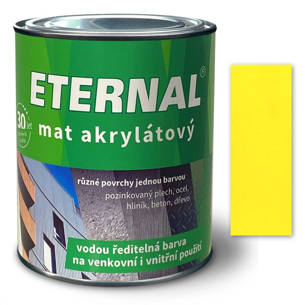 ETERNAL mat akrylátový 017 světle žlutý