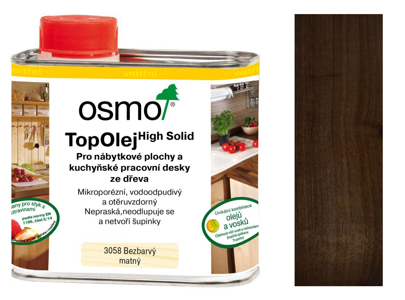 Osmo Top olej na kuchyňské a pracovní desky 3038 terra 0,5l