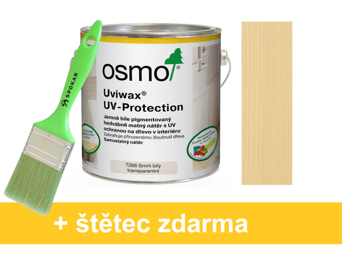 Osmo Uviwax® UV-Protection vosk do vnitřních prostor 7200 bezbarvý