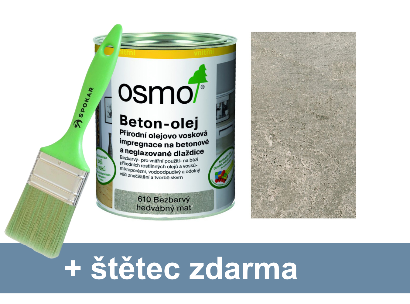 Osmo beton olej 610 bezbarvý