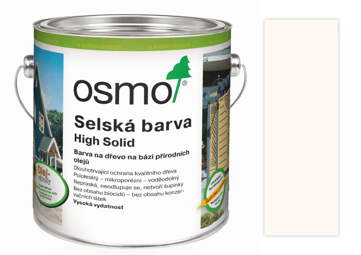 Osmo selská barva 2101 bílá