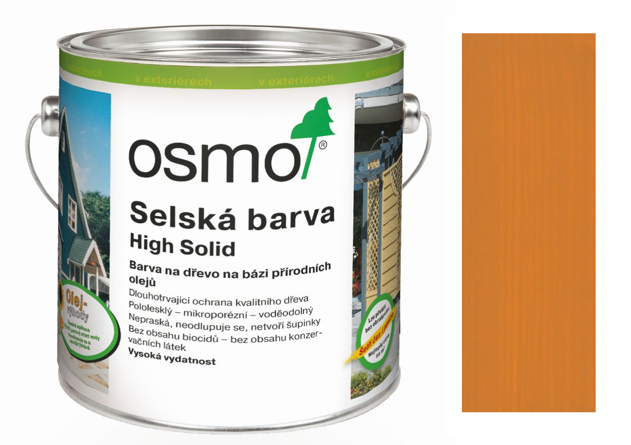 Osmo selská barva 2203 smrkově žlutá