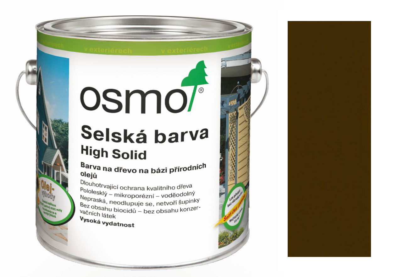 Osmo selská barva 2606 středně hnědá