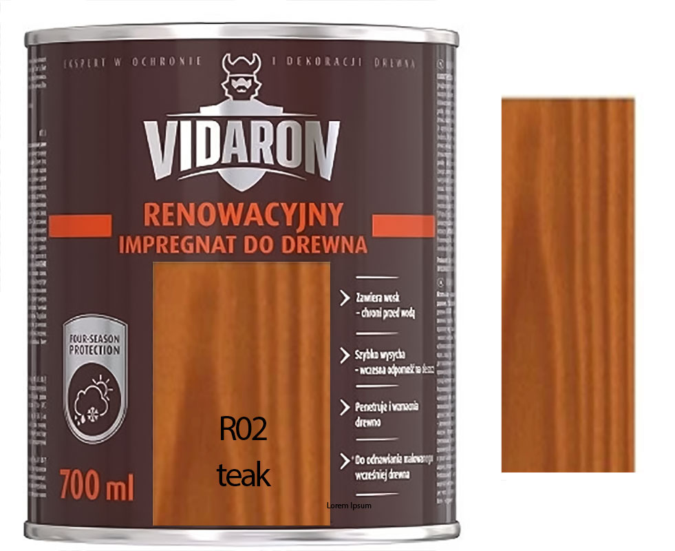 Vidaron Impregnat renovační R02 Teak 0,7l
