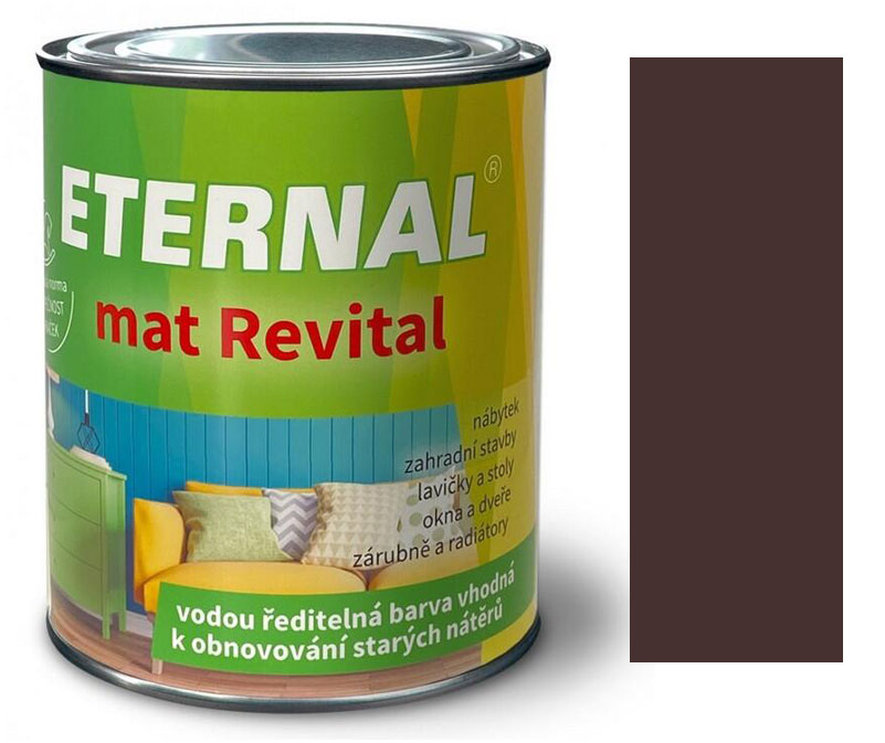 ETERNAL mat Revital RAL8017 tmavě hnědá 700g