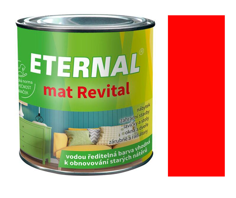 ETERNAL mat Revital RAL3020 červená