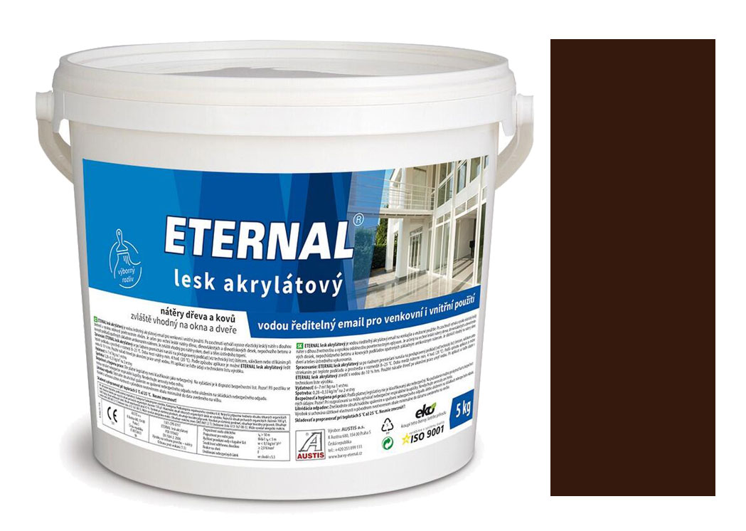 ETERNAL lesk akrylátový RAL 8017 hnědý 5kg