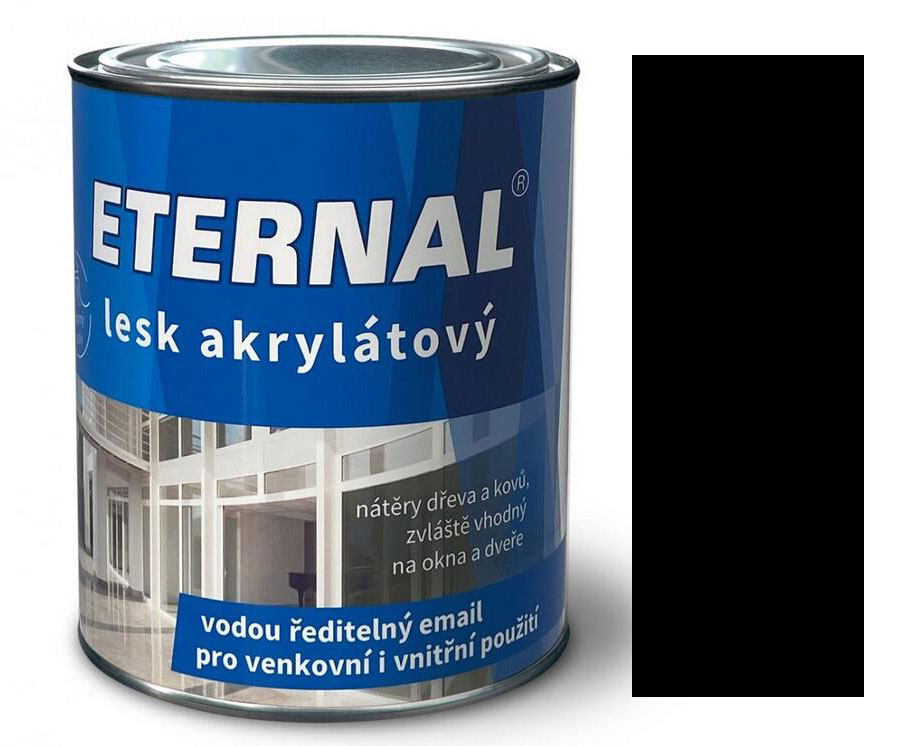 ETERNAL lesk akrylátový RAL 9005 černý 700g
