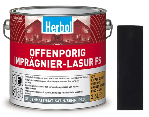 Herbol Offenporig Imprägnier-Lasur FS - impregnační tenkovrstvá lazura