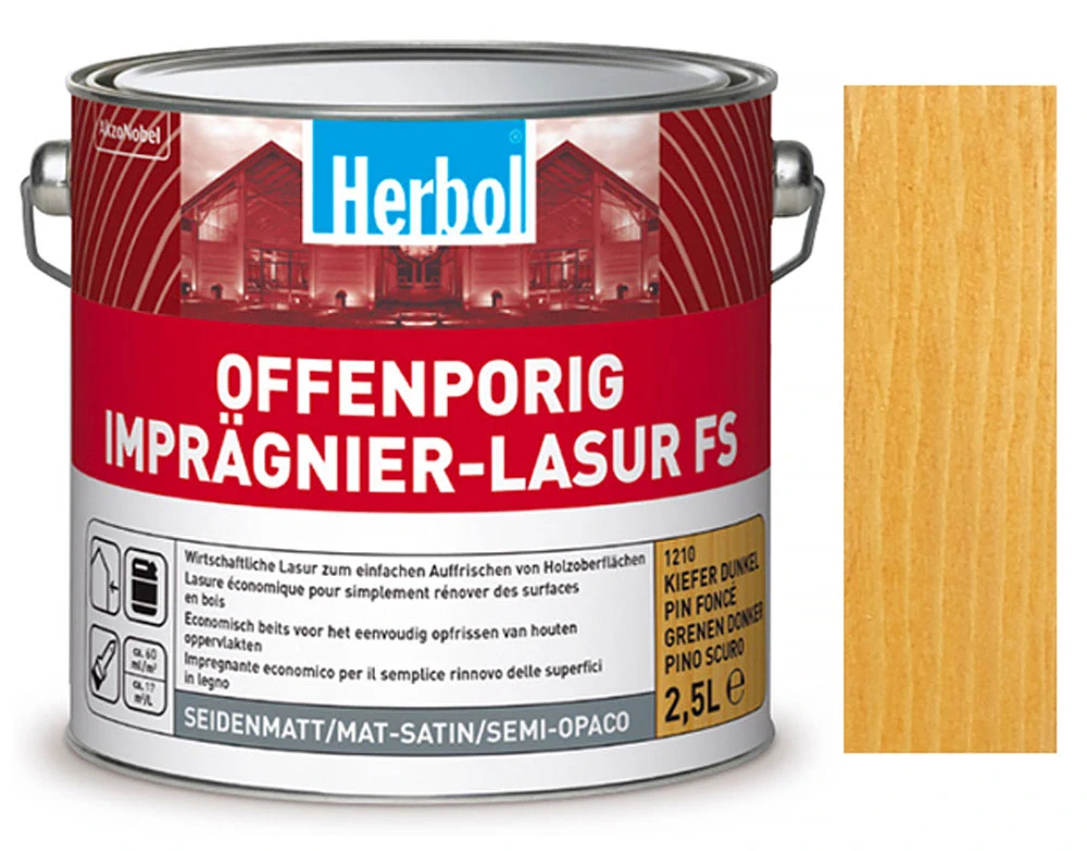 Herbol Offenporig Imprägnier-Lasur FS - impregnační tenkovrstvá lazura