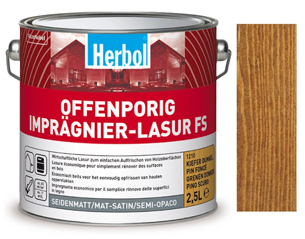Herbol Offenporig Imprägnier-Lasur FS - impregnační tenkovrstvá lazura