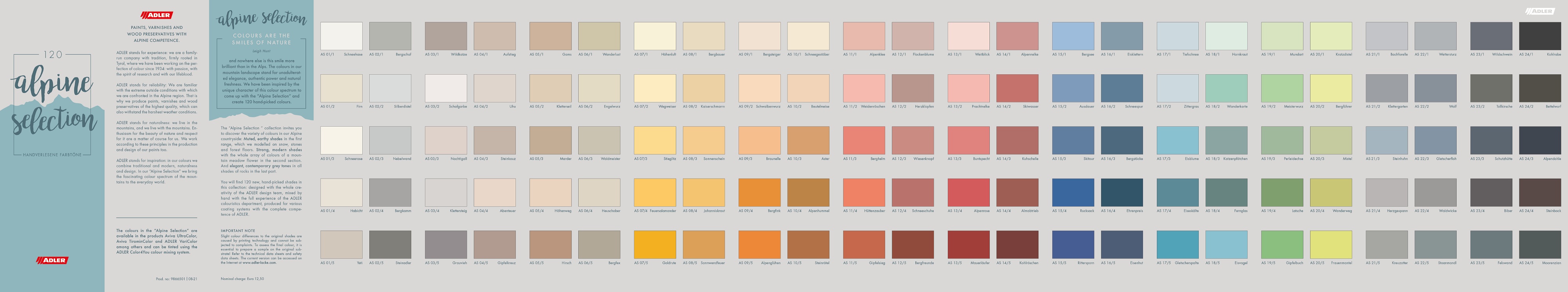 Adler 5in1-Color - Univerzální vodou ředitelná barva - míchaný odstín