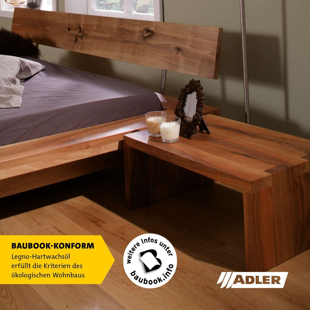 Adler Legno-Hartwachsöl bezbarvý - Tvrdý voskový olej na nábytek a dřevo