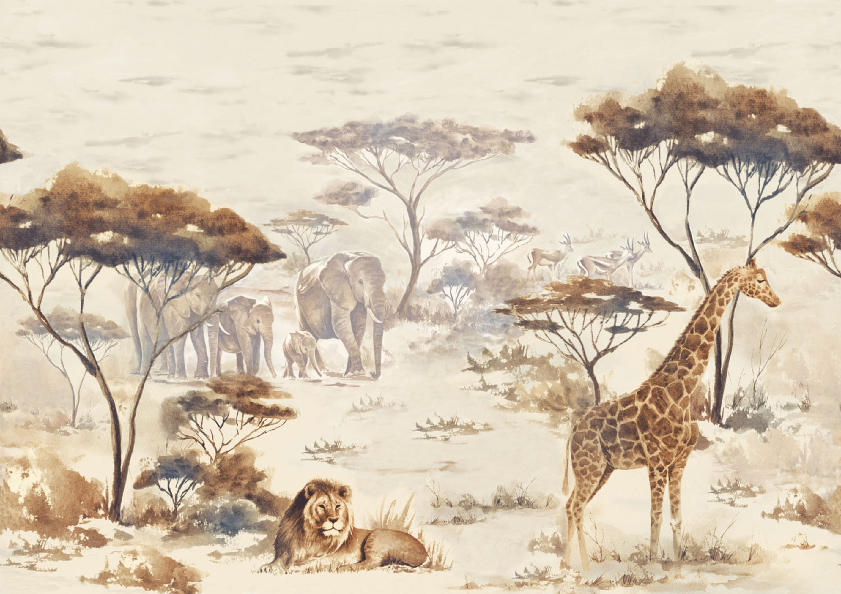Vliesová fototapeta na zeď Rasch Afrika 363661, African Queen III, 4,24 x 3 m