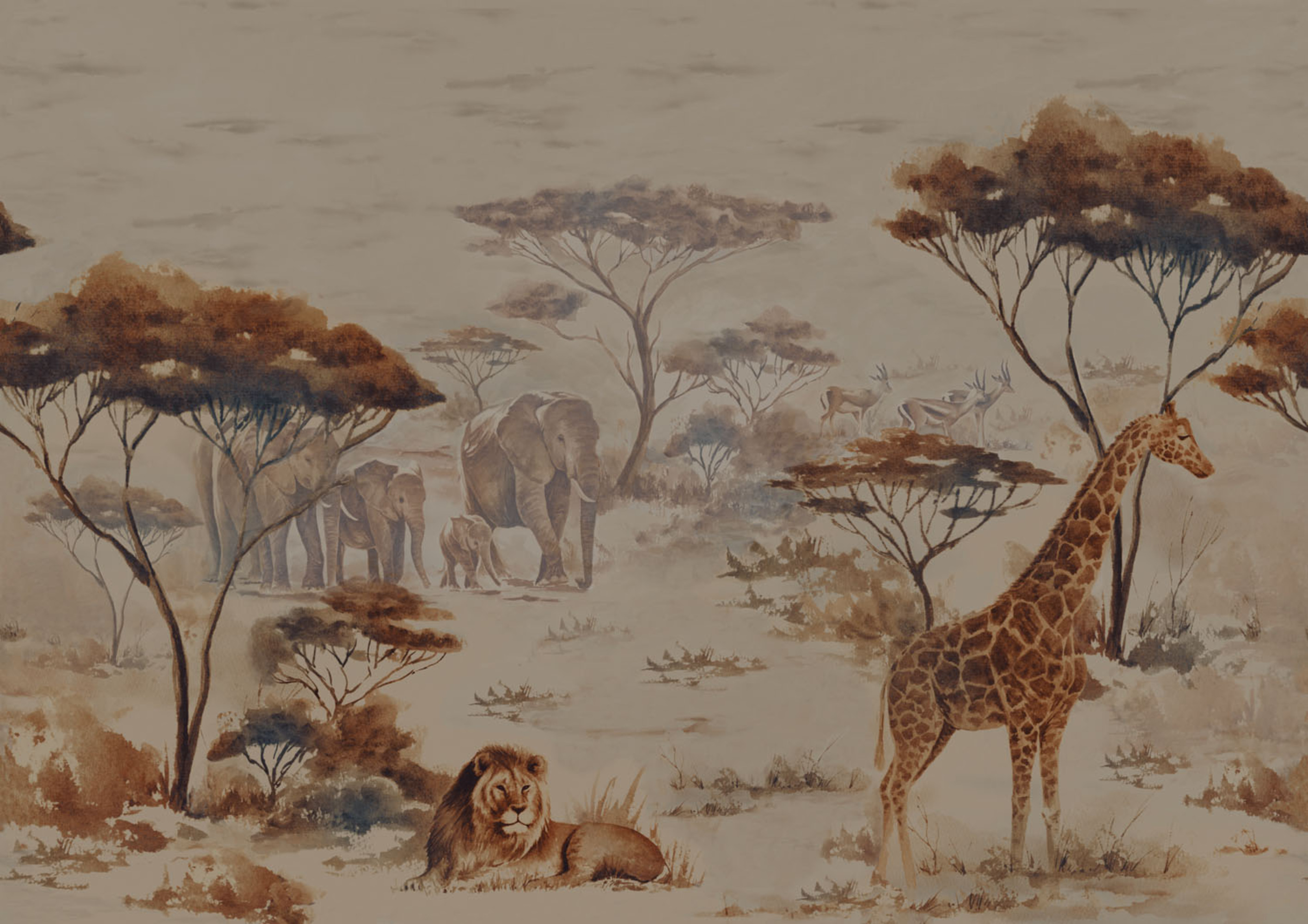 Vliesová fototapeta na zeď Rasch Afrika 363685, African Queen III, 4,24 x 3 m