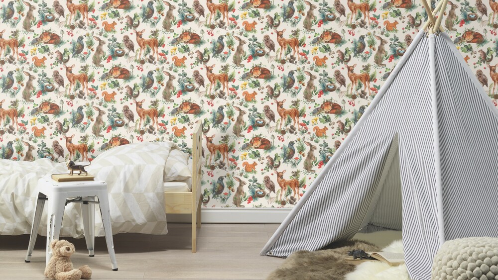 Vliesová tapeta na zeď Rasch 300321, Kids world, 0,53 x 10,05 m
