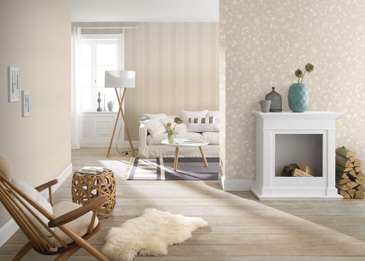 Vliesová tapeta na zeď Rasch 463811, Country Charme, 0,53 x 10,05 m