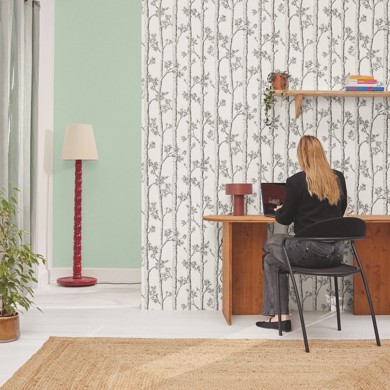 Vliesová tapeta na zeď Caselio 100607100 GREEN & CO, 0,53 x 10,05 m