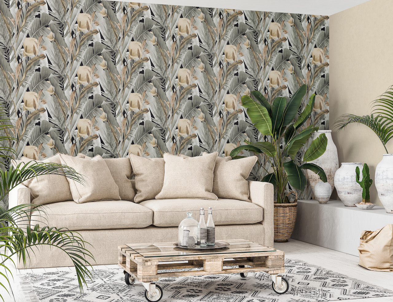 Vliesová tapeta na zeď MA947417, Spirit of jungle, 0,53 x 10,05 m
