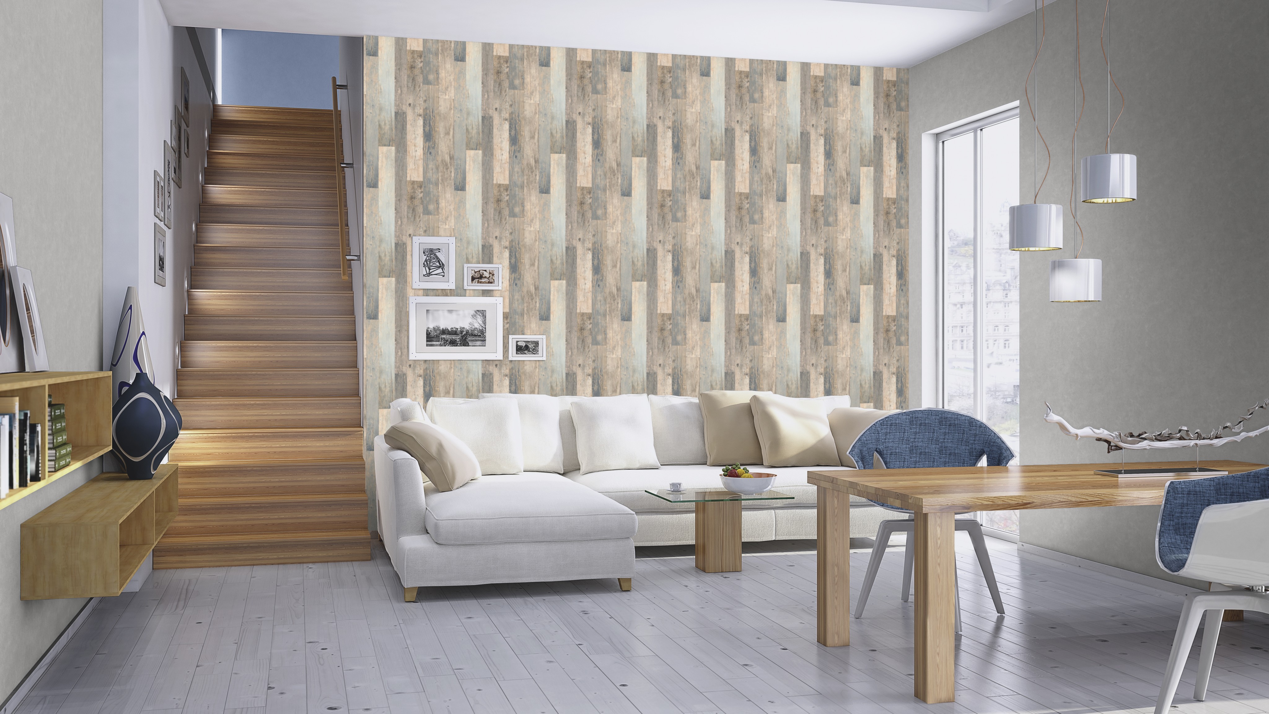 Vliesová tapeta na zeď Rasch 941623, kolekce Factory III, styl přírodní, 0,53 x 10,05 m