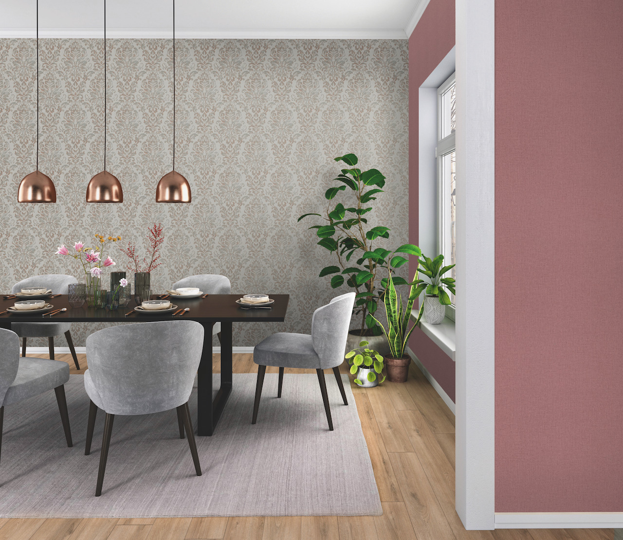 Vliesová tapeta na zeď Rasch 560169, kolekce Barbara Home III, 0,53 x 10,05 m