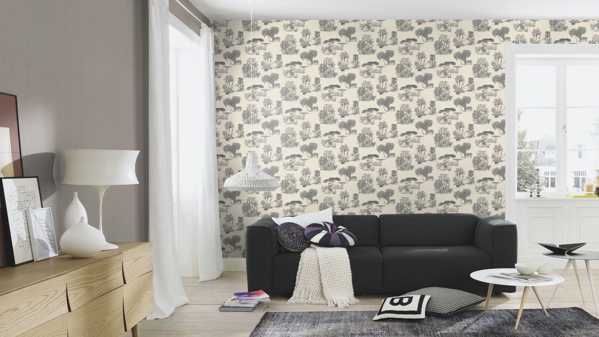 Vliesová tapeta na zeď Rasch 555028, Lirico, 0,53 x 10,05 m