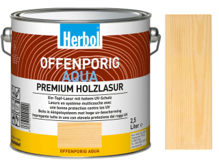 Vodou ředitelná lazura na dřevo HERBOL Offenporig Aqua - Tónovaný odstín