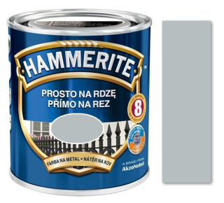 Hammerite přímo na rez hladký šedý