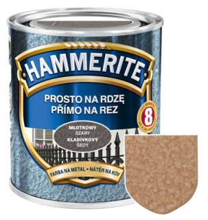 Hammerite přímo na rez kladívkový efekt měděný