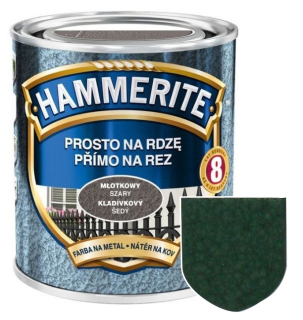 Hammerite přímo na rez kladívkový tmavě zelený