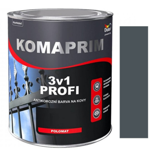 Dulux KOMAPRIM PROFI 3v1 středně šedý - RAL 7012